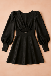 Robe d'été élégante pour femmes avec manches longues en tissu léger 4