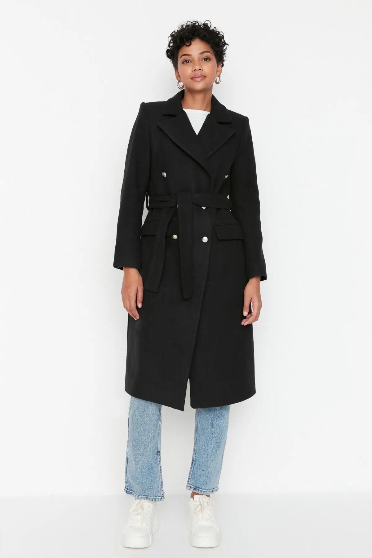 Loryna | Elegant Double-Breasted Coat