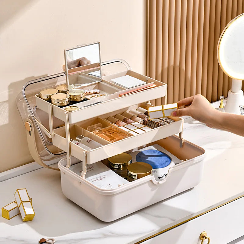 Déborah | Trousse de maquillage pratique, spacieuse et organisée