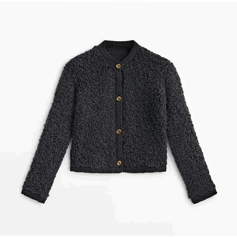 Alma | Gilet en Teddy pour femmes confortable et élégant pour l'hiver