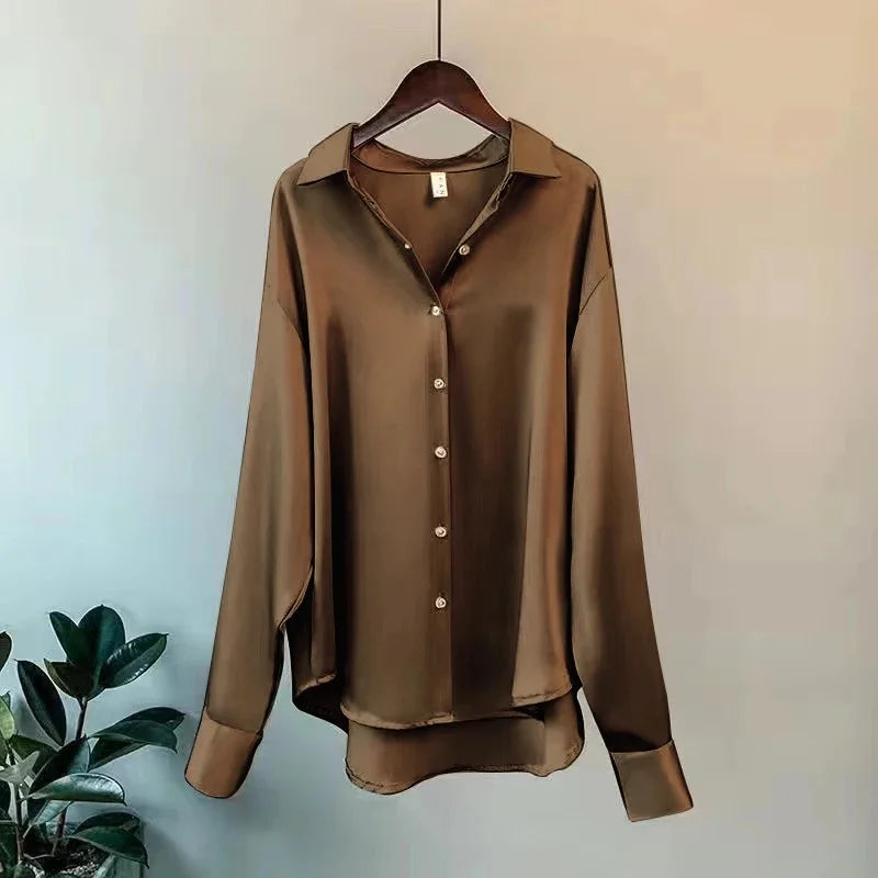 Celenza | Chemise Casual Élégante à Col Roulé