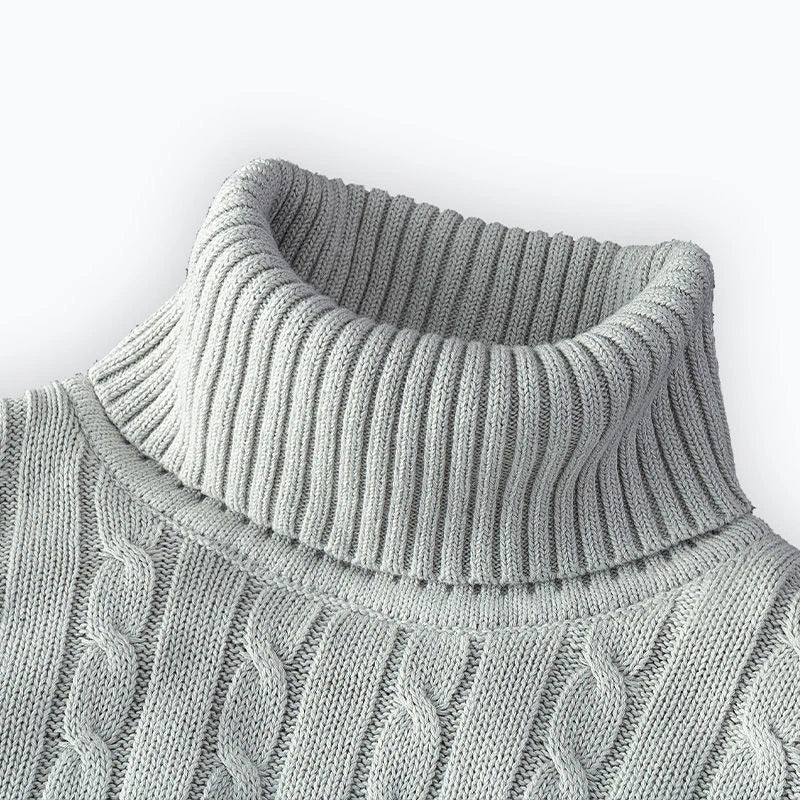 David | Casual turtleneck with chic pattern
