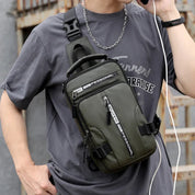 Waterproof Anti-Theft Shoulder Bag for Men, Ready for Adventure