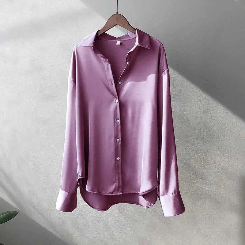 Celenza | Chemise Casual Élégante à Col Roulé
