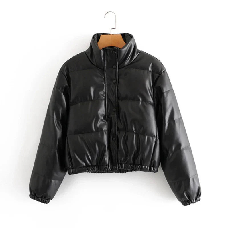 NIENKE | Short and thick winter jacket with high collar