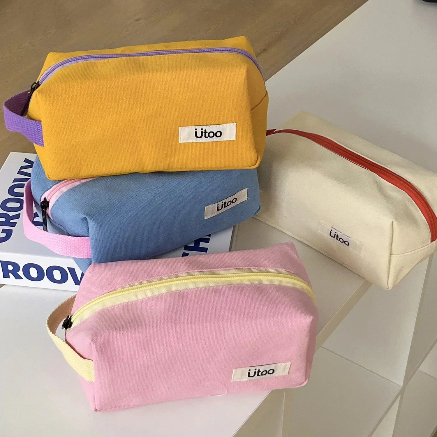 Marleigh | Meikkipussi kankaasta