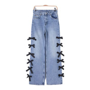 Saphira | Jeans med høyt liv og vide ben