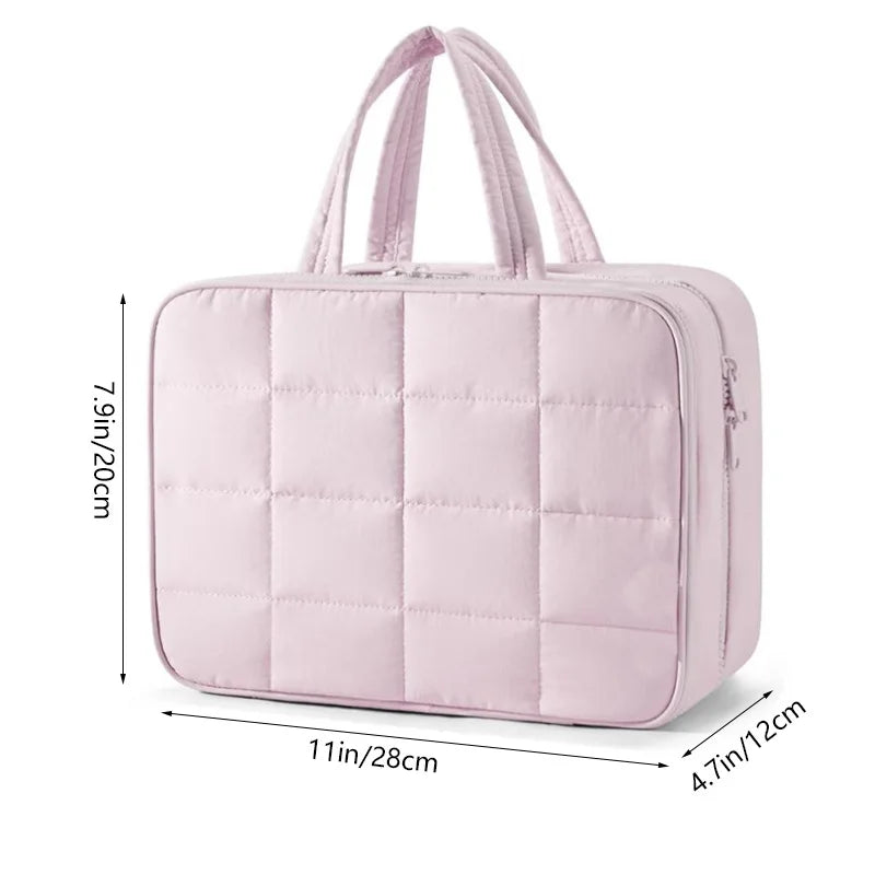 Kenya | Travel Makeup Bag with Jewelry Organizer