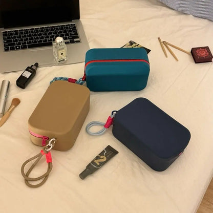 Eleanora | Grand Sac de Voyage en Silicone Waterproof pour Cosmétiques et Trousses de Toilette