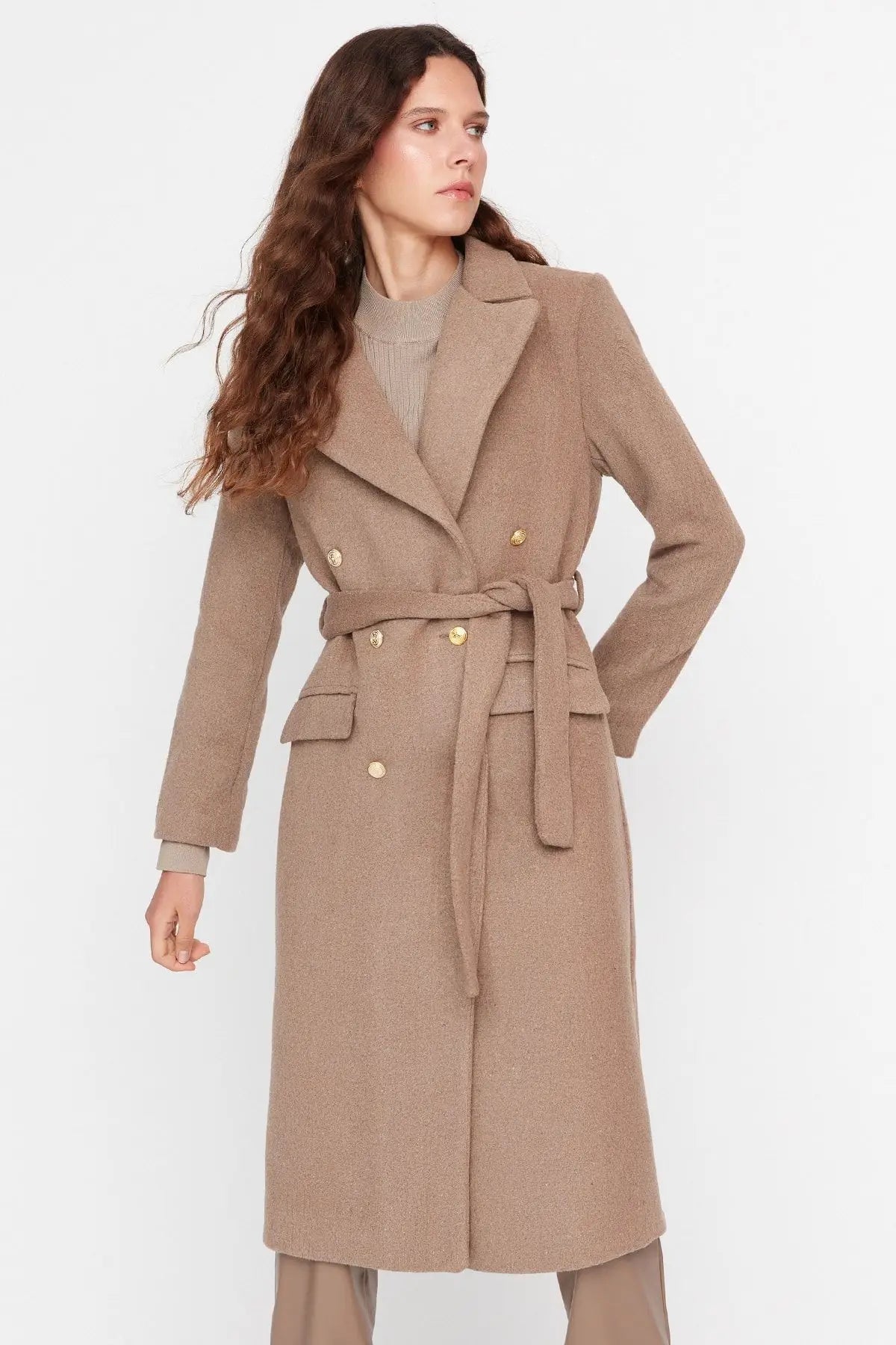 Loryna | Elegant Double-Breasted Coat
