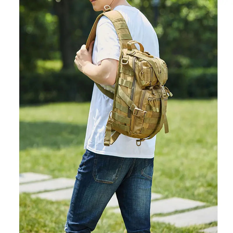 Sincere | Large Tactical Crossbody Bag for Men's Travel