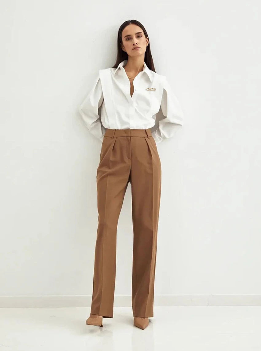 CHAYCHA | Blouse Élégante à Col Montant