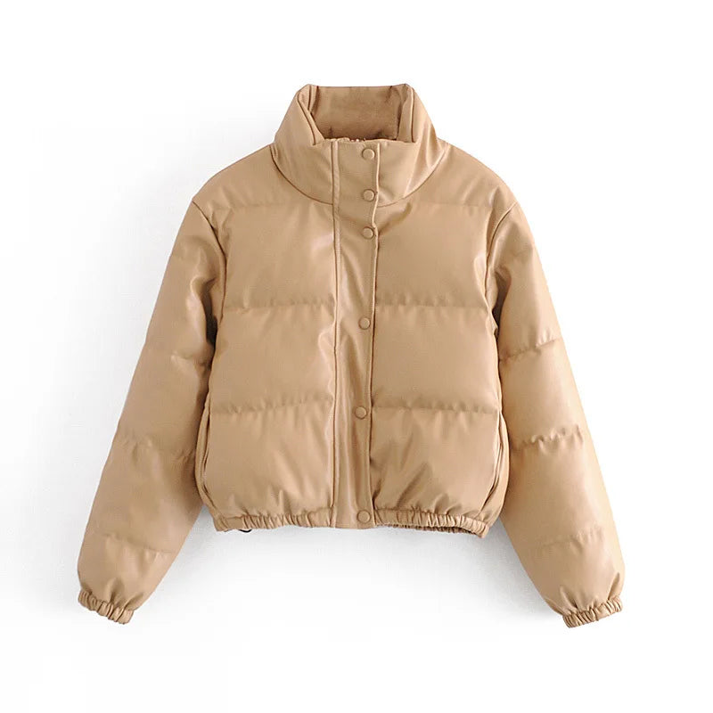 NIENKE | Short and thick winter jacket with high collar