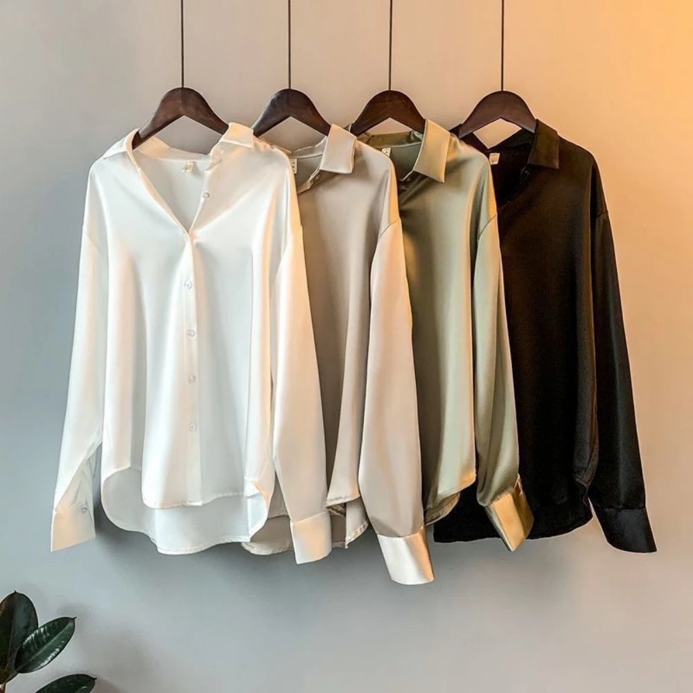 Celenza | Chemise Casual Élégante à Col Roulé