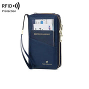 Valery | Passetui med RFID-beskyttelse og skulderrem