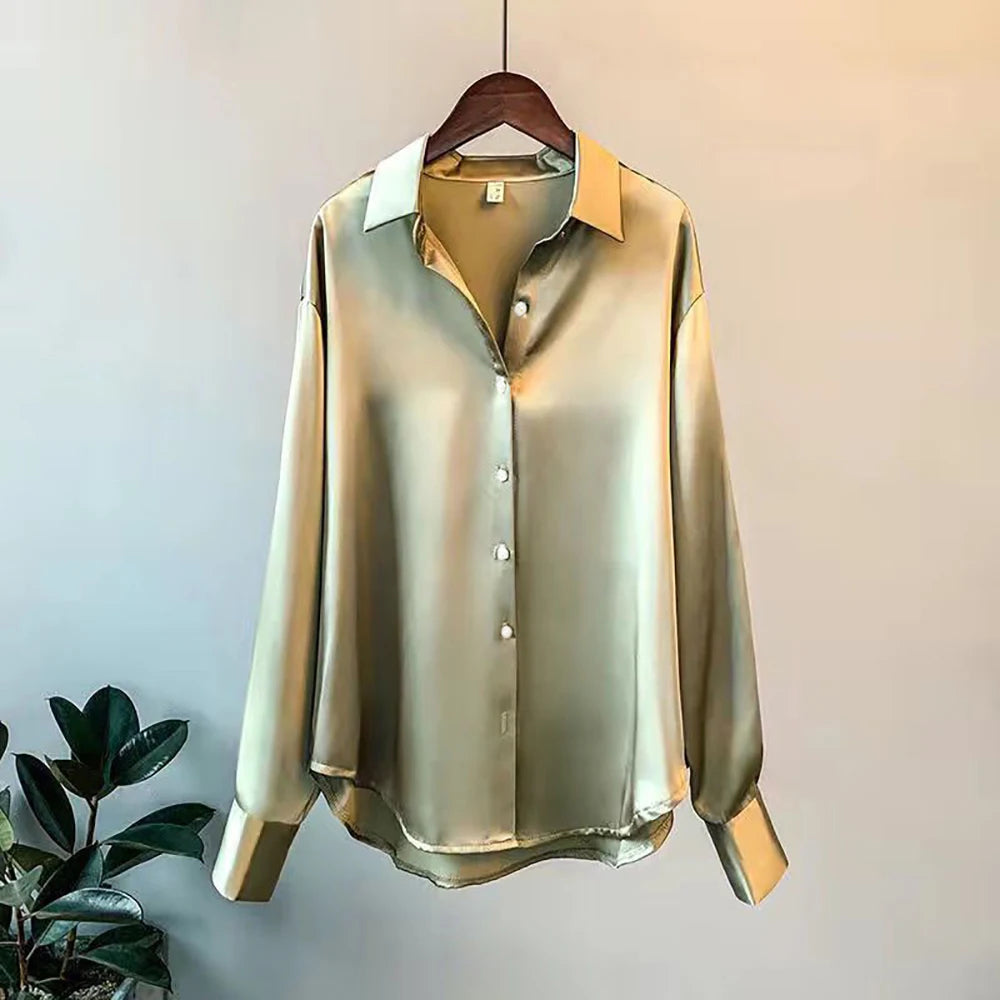 Celenza | Chemise Casual Élégante à Col Roulé