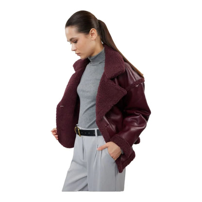 Aria | Veste en Simili Cuir
