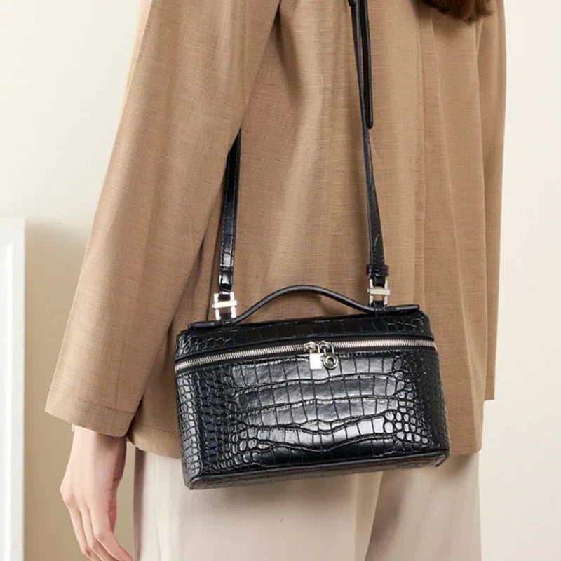 Elisa | Nahkainen käsilaukku yläkahvalla naisille