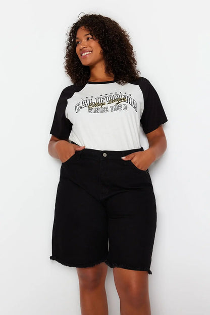 Zarina | Short Denim Large Taille