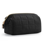 Louise | Elegant and spacious cosmetic pouch in soft quilted fabric