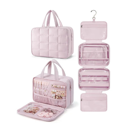 Kenia | Trousse de maquillage de voyage avec organisateur de bijoux