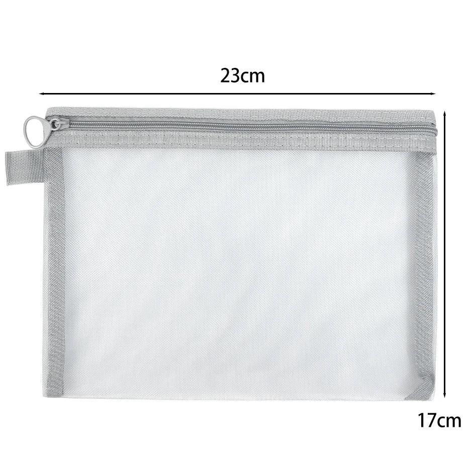 Keily | Setti 3 nylonverkkomeikkipussista ja toilettilaukusta