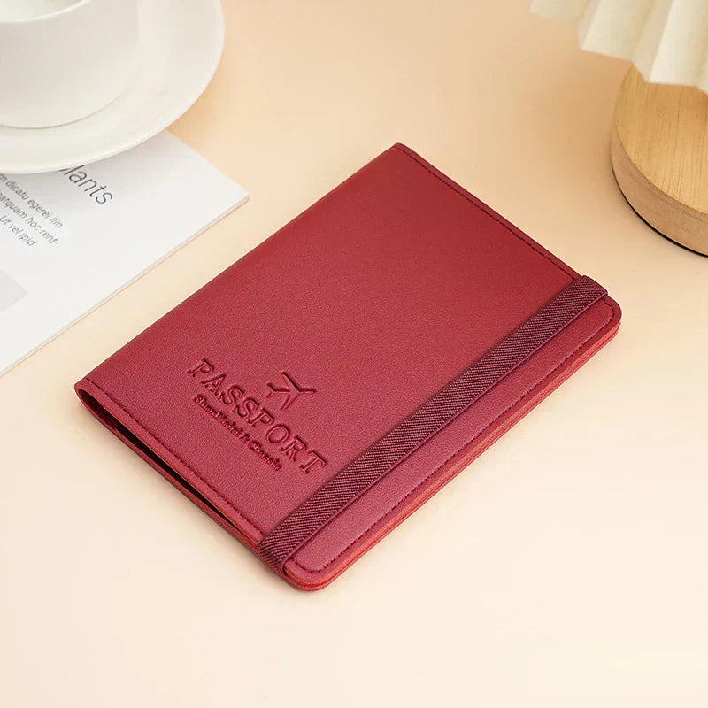 Linda | RFID Blocking Passport Card Holder Travel Wallet