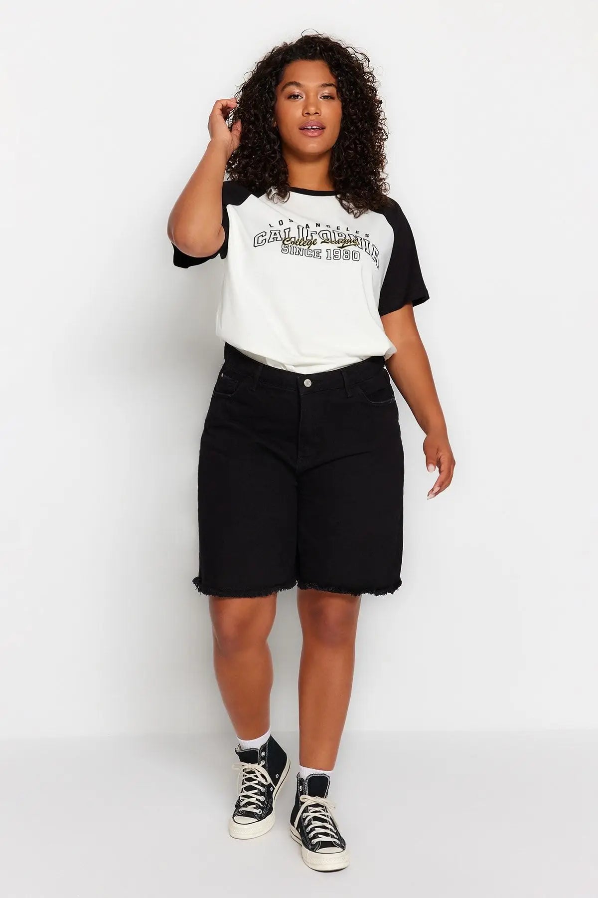 Zarina | Short Denim Large Taille