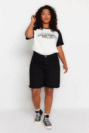 Zarina | Short Denim Large Taille