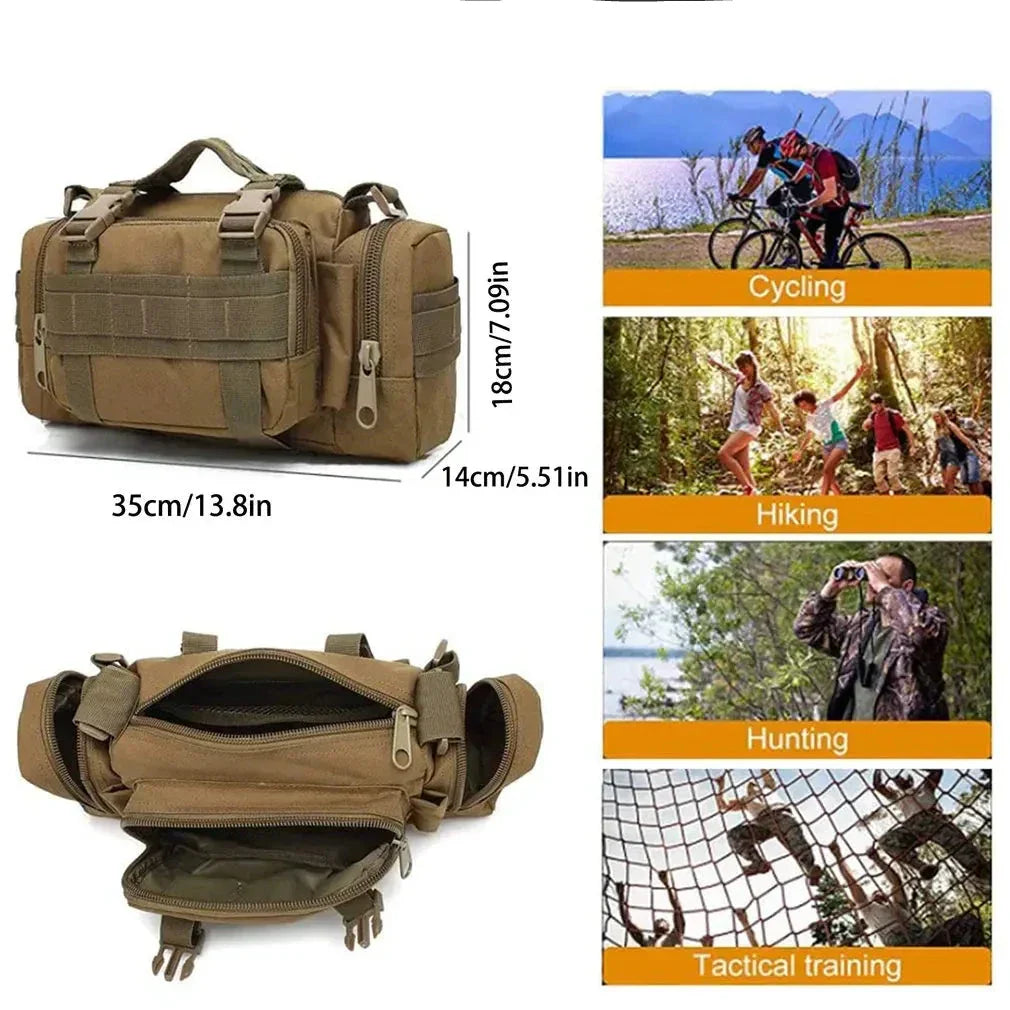 Gerardo | Nylon olkalaukku ulkoilmatyömatkoille, vyölaukku