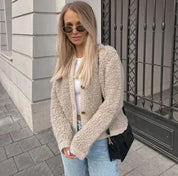 Alma | Gilet en Teddy pour femmes confortable et élégant pour l'hiver