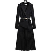 Colleen | Robe Blazer Plissée Élégance Harmonieuse