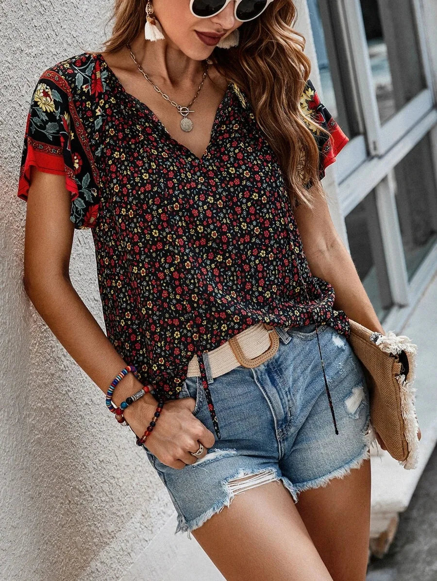 Kataleya | Versatile Short-Sleeve Blouse