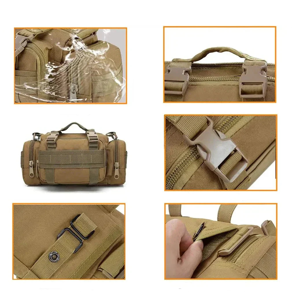 Gerardo | Nylon olkalaukku ulkoilmatyömatkoille, vyölaukku