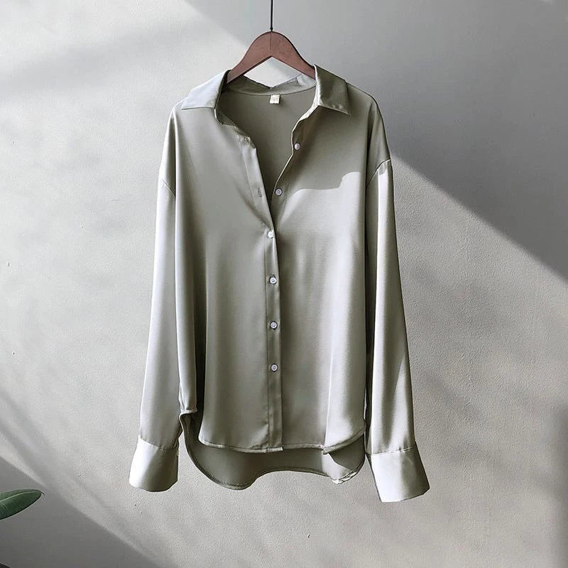 Celenza | Chemise Casual Élégante à Col Roulé