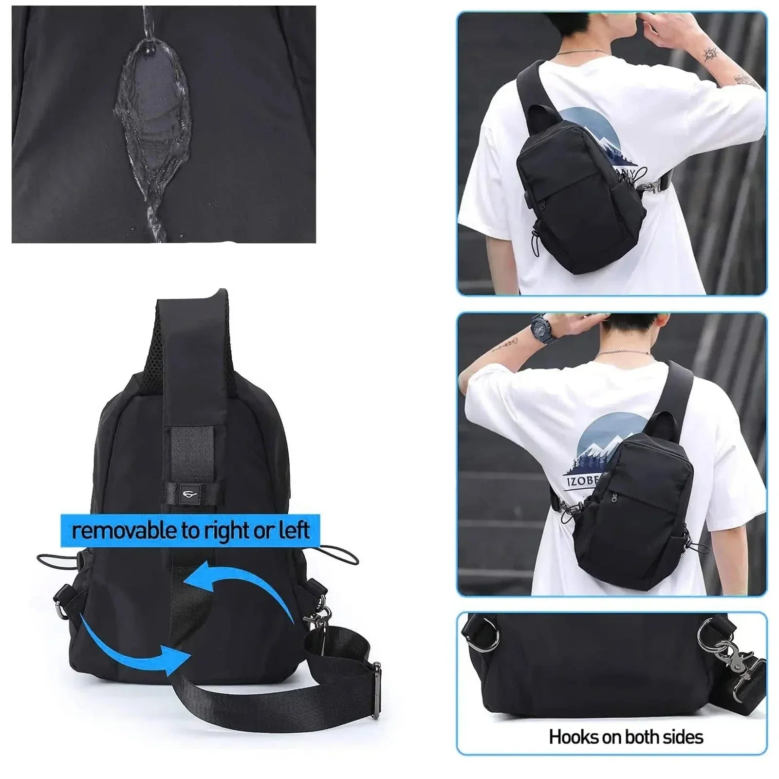 Mohammad | Pieni vedenpitävä taktinen vyölaukku