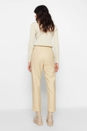 Diana | Elegant bukse i imitert skinn