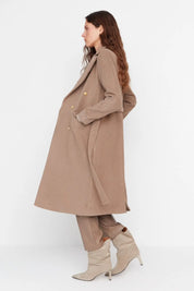 Loryna | Elegant Double-Breasted Coat