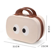 Ayra | Trousse de maquillage vintage avec yeux de cartoon