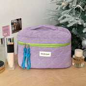 Rosielyn | Trousse de voyage en coton à carreaux