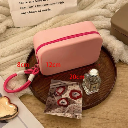 Eleanora | Grand Sac de Voyage en Silicone Waterproof pour Cosmétiques et Trousses de Toilette