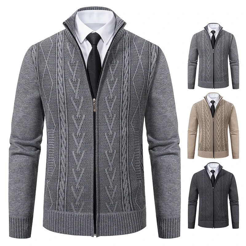 Michael | Elegant men's jacket with zipper