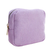 Aura | Trousse de maquillage en velours côtelé tendance et spacieuse