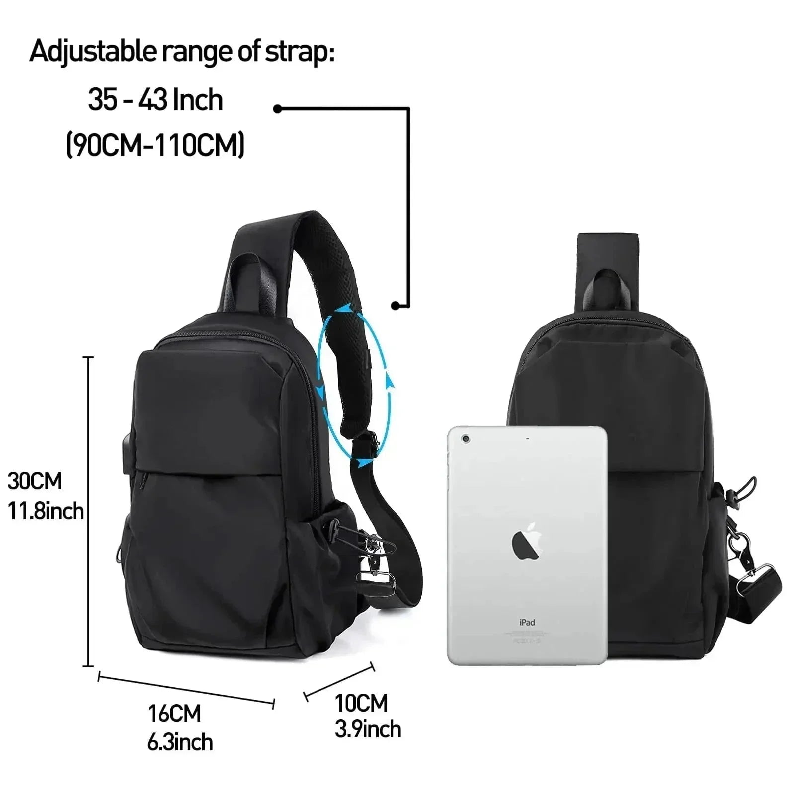 Mohammad | Pieni vedenpitävä taktinen vyölaukku