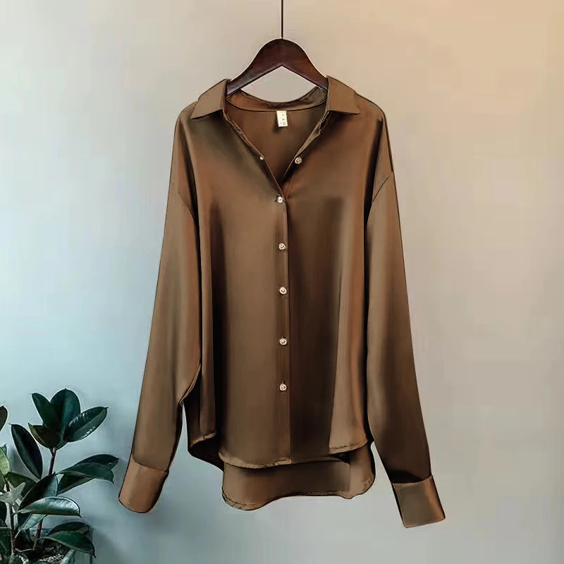 Celenza | Chemise Casual Élégante à Col Roulé
