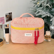 Rosielyn | Trousse de voyage en coton à carreaux