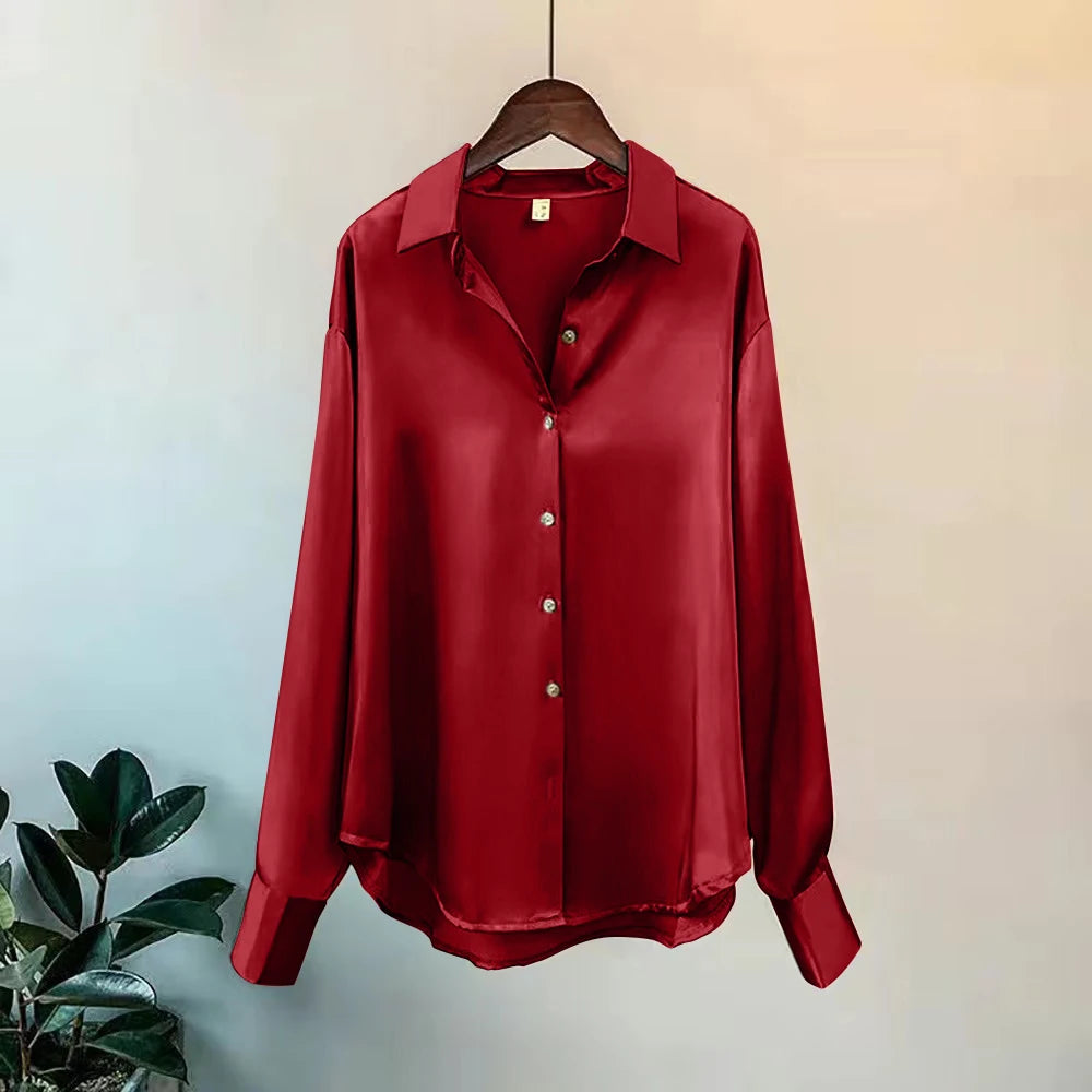 Celenza | Chemise Casual Élégante à Col Roulé