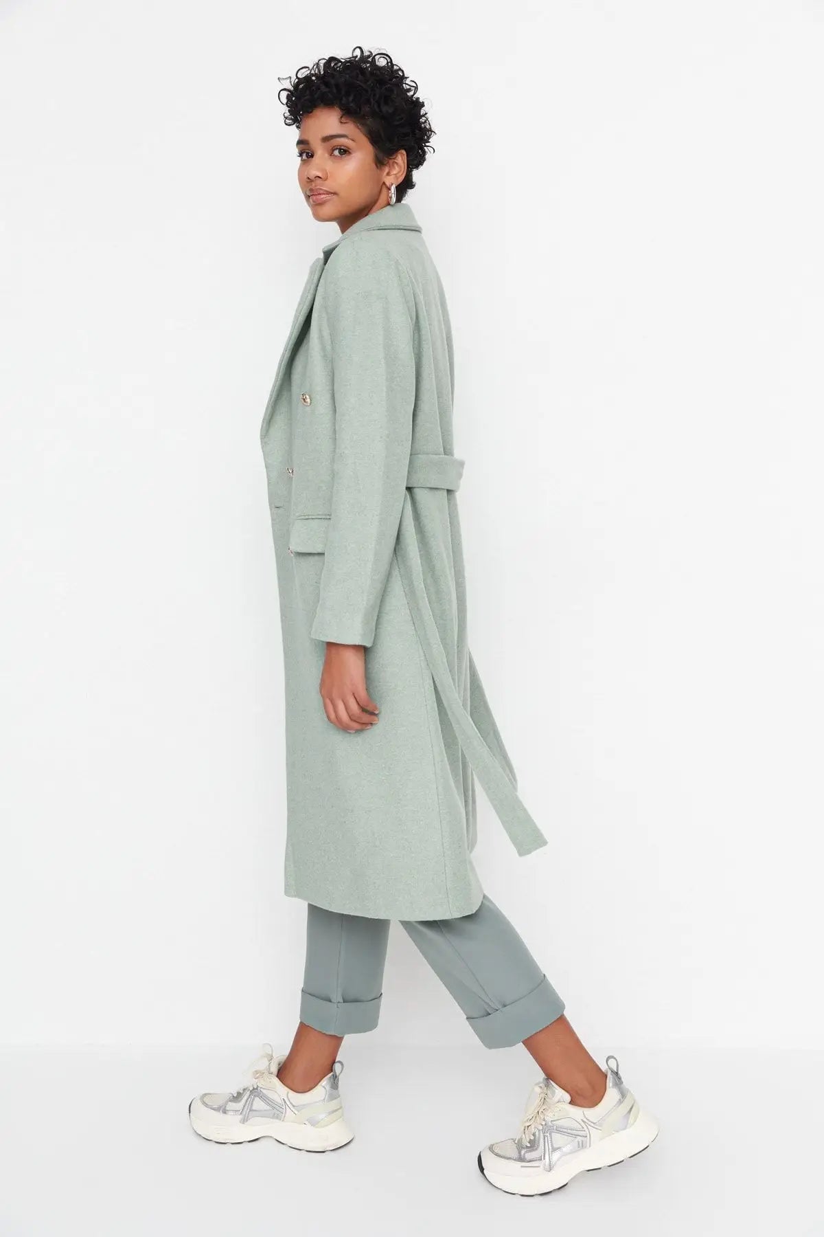 Loryna | Elegant Double-Breasted Coat