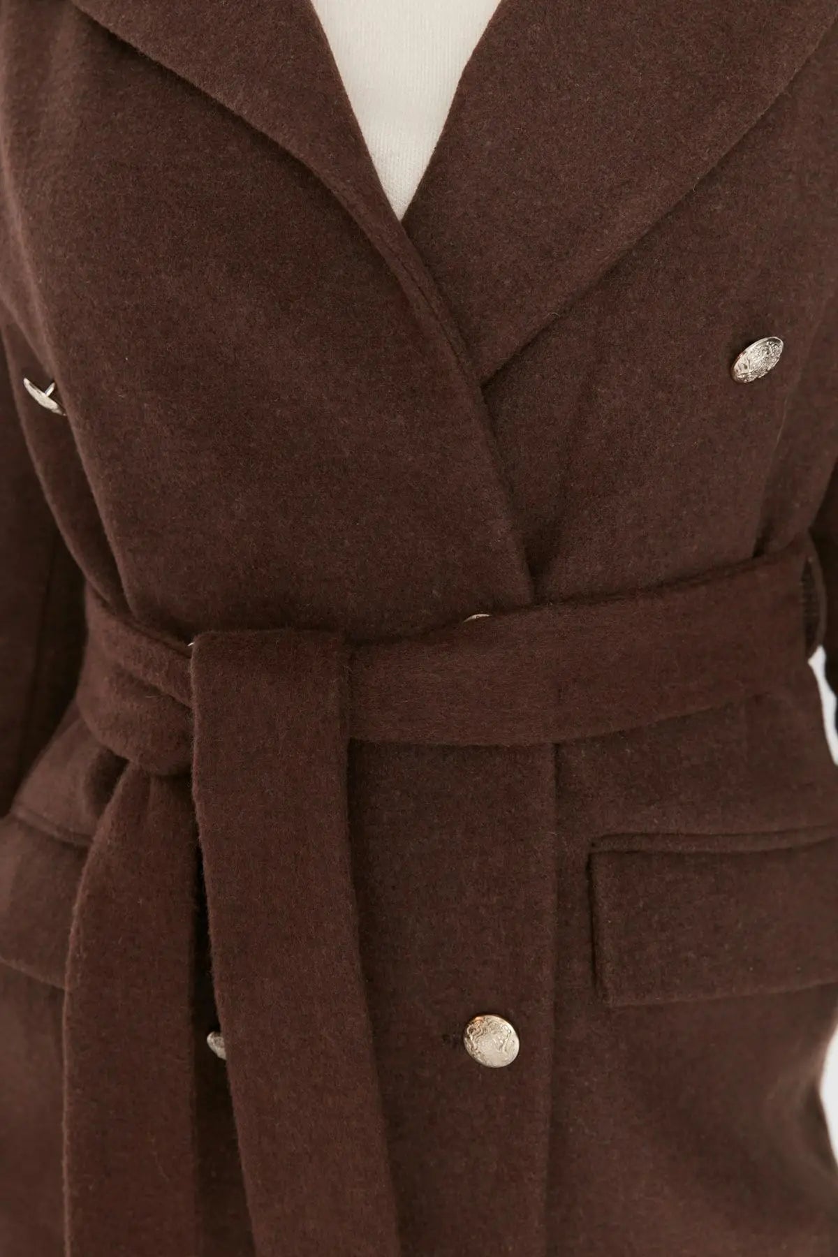 Loryna | Elegant Double-Breasted Coat