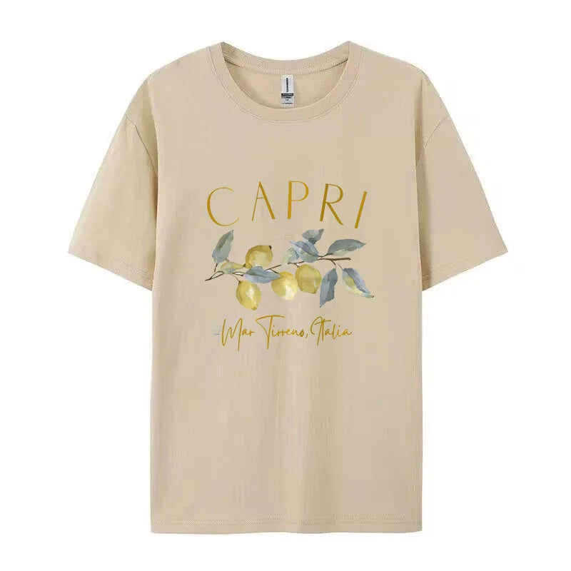 ESTHER | Tyylikäs t-paita suunniteltu Capri